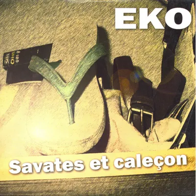 Pochette — Savates et caleçon